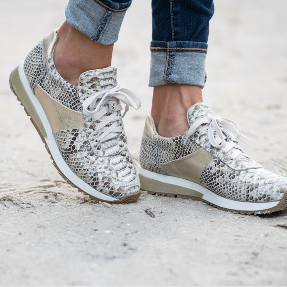 CoFi Womens Cofi Leathers Snake Suede Leather Sneakers Size 9 - Picture 13 of 16